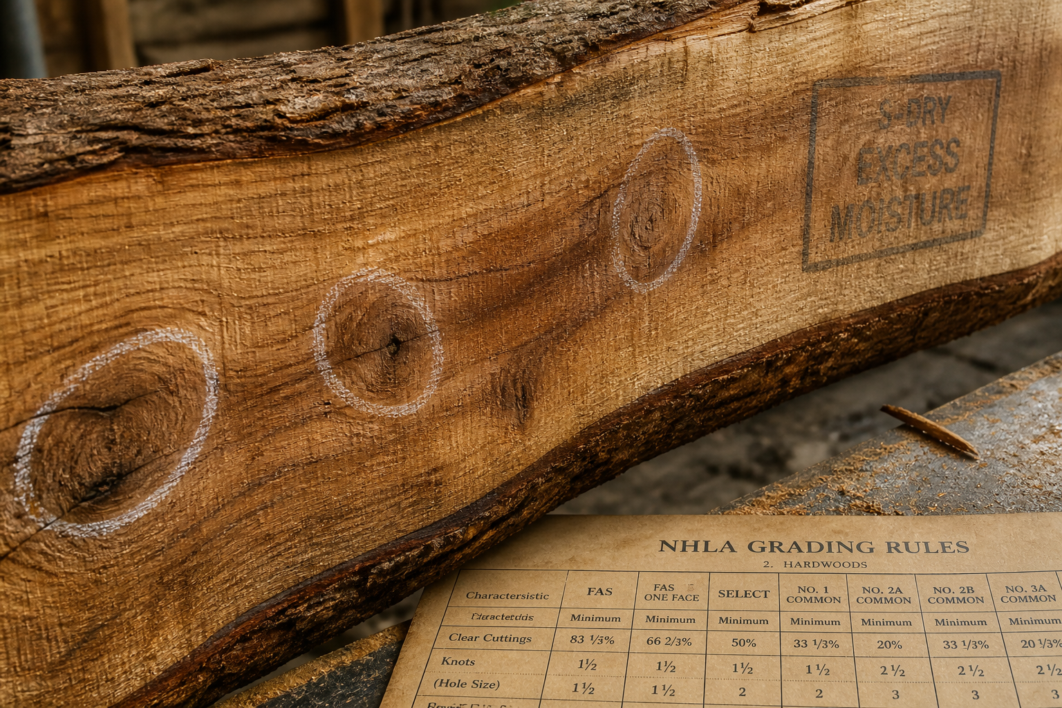 Raw uneven lumber stock representing ungraded API endpoints and legacy integrations